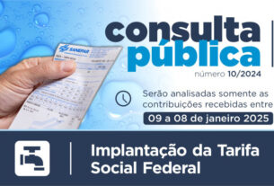 Agepar disponibiliza consulta sobre implantação da Tarifa Social de saneamento