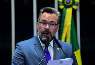 Em discurso, à tribuna, senador Alan Rick (União-AC).