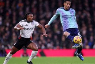 Arsenal não sai do empate no duelo londrino contra o Fulham