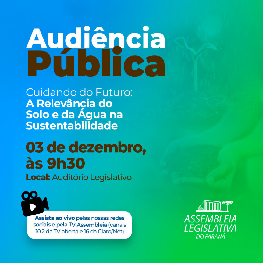 Assembleia Legislativa do Paraná | Notícias > Frente Municipalista da Assembleia Legislativa discute proteção da água e solo