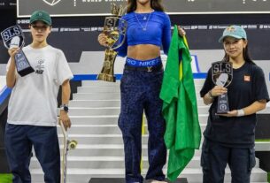 Rayssa Leal vence no fim e se torna tricampeã mundial de skate street