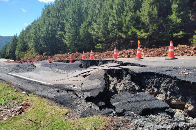 Rodovia em Bituruna terá investimento de R$ 20 milhões para recuperar danos da chuva