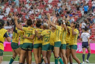 Seleção feminina de rugby inicia circuito mundial com nono lugar