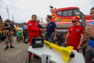 Sonar, drones e lanchas: Bombeiros reforçam estrutura contra afogamentos