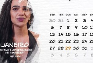 Associação LGBTQIA Casarão Brasil lança calendário trans 2025