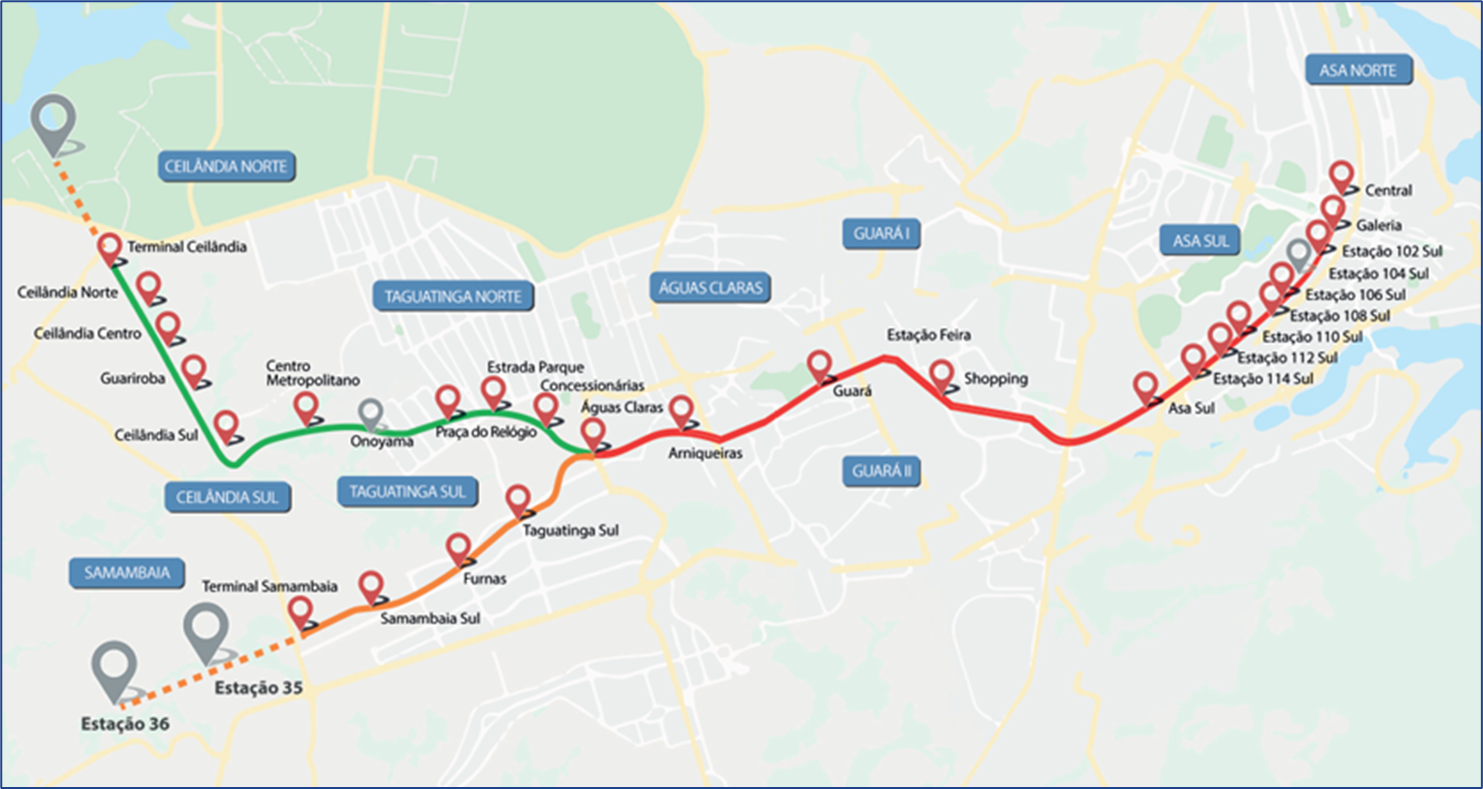 Com R$ 400 mi, BNDES vai financiar a expansão do metrô do DF — Agência Gov