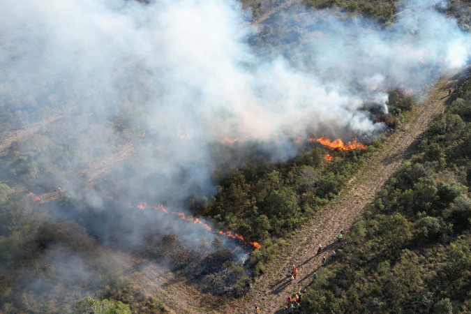 Com incêndios, bombeiros registraram aumento de 10% no total de ocorrências em 2024