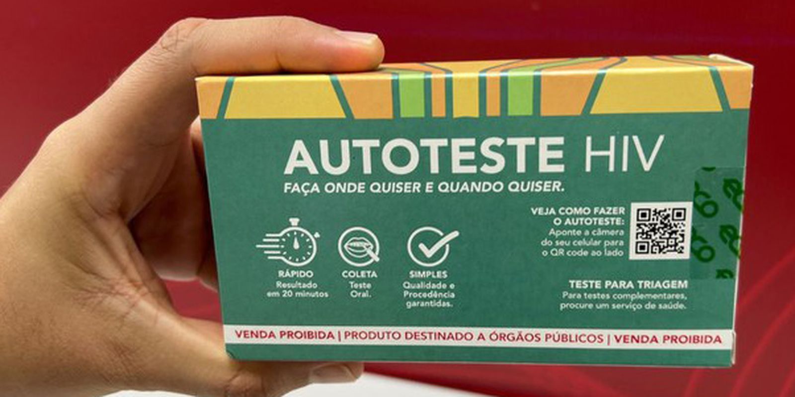 Embalagem de autoteste de HIV fica mais discreta para incentivar uso