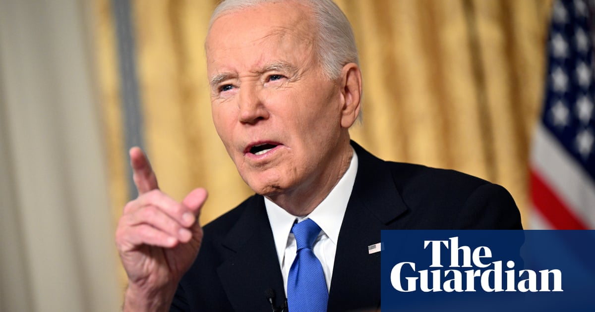 Joe Biden alerta que ‘oligarquia está tomando forma na América’ em discurso de despedida | Joe Biden