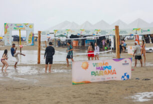 Praia com chuva: Corpo de Bombeiros reforça cuidados aos veranistas