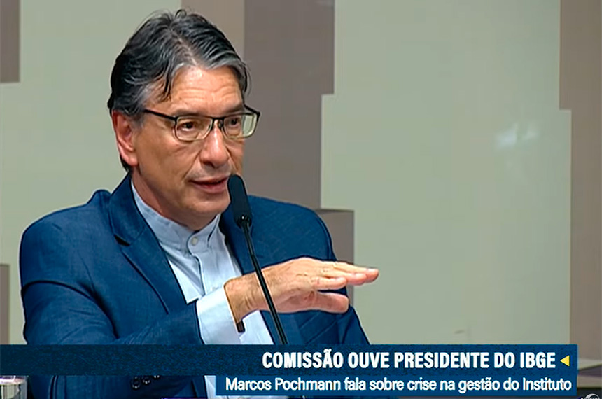 'IBGE não enfrenta nenhuma crise', diz Pochmann no Senado — Senado Notícias