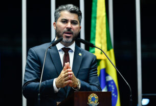 Em discurso, à tribuna, senador Marcos Rogério (PL-RO).