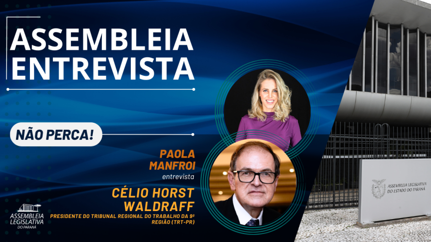 Assembleia Legislativa do Paraná | ALEP | Notícias > TRT-PR apresenta Cartilha do Trabalhador Latino-americano em entrevista à TV Assembleia
