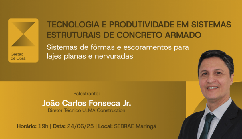 Tecnologia construtiva em concreto é tema de evento para profissionais da construção civil, em Maringá | ASN Paraná
