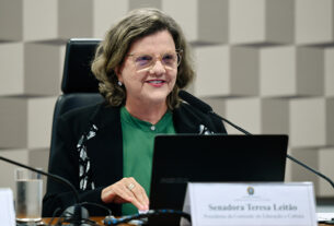 Presidente da CE, senadora Teresa Leitão (PT-PE) conduz audiência.