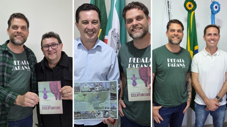 Assembleia Legislativa do Paraná | ALEP | Notícias > Deputado Goura (PDT) se reúne com prefeitos do Litoral Paranaense para tratar de cicloturismo