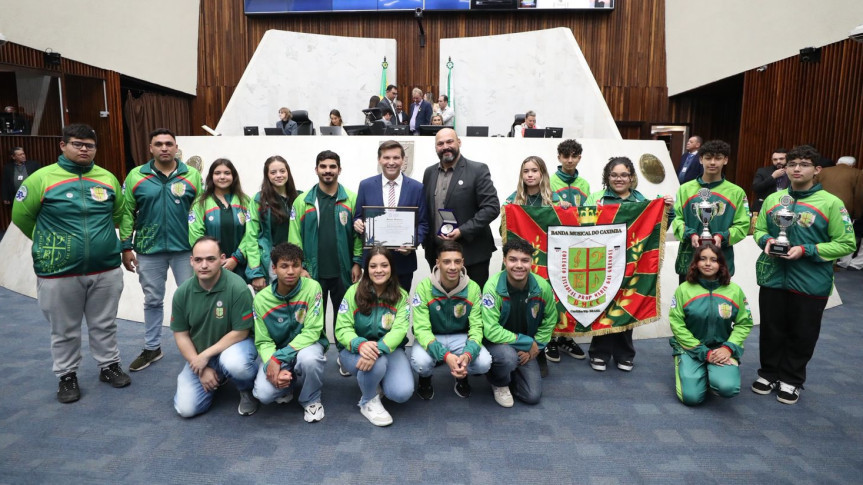 Assembleia Legislativa do Paraná | ALEP | Notícias > Banda Musical do Caximba conquista prêmios na Alemanha e recebe Menção Honrosa da Assembleia Legislativa