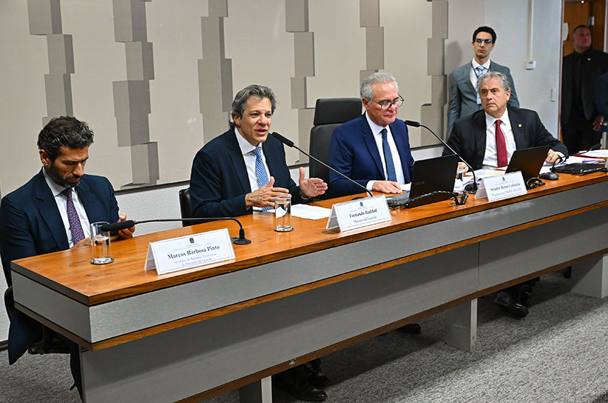 No Congresso, Haddad defende ajustes tributários para setor financeiro — Senado Notícias