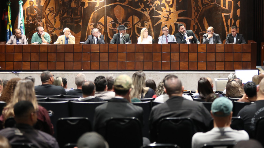 Assembleia Legislativa do Paraná | ALEP | Notícias > Assembleia Legislativa promove audiência pública sobre porte de armas para vigilantes