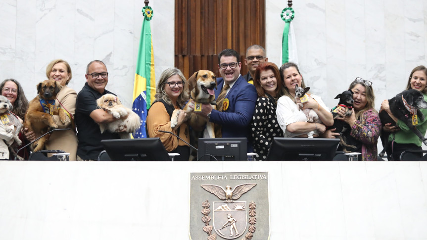 Assembleia Legislativa do Paraná | ALEP | Notícias > Assembleia celebra o Setembro Caramelo, mês que incentiva a adoção responsável de pets