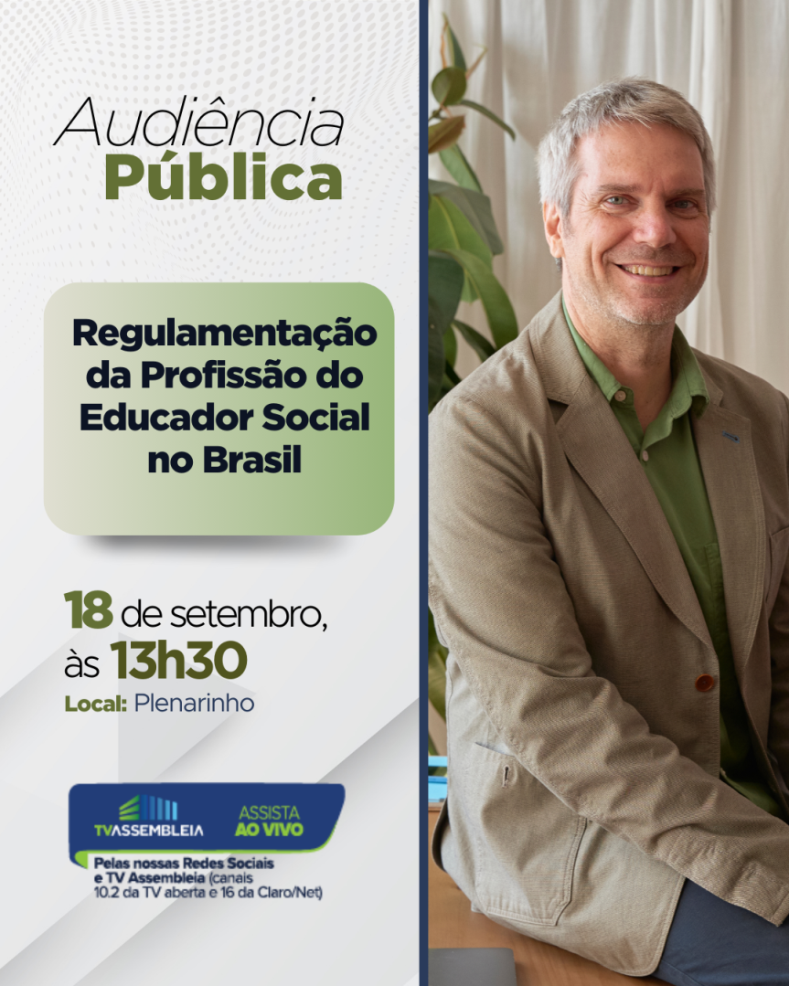 Assembleia Legislativa do Paraná | ALEP | Notícias > Assembleia Legislativa promove audiência pública sobre a regulamentação da profissão de educador social