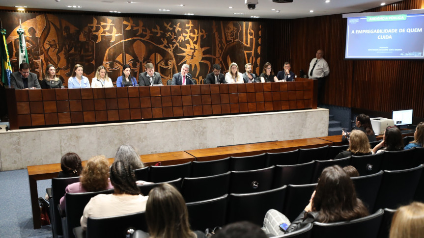 Assembleia Legislativa do Paraná | ALEP | Notícias > Assembleia Legislativa debate políticas para valorização e empregabilidade de cuidadores de pessoas com deficiência