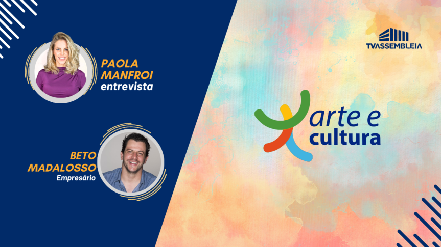 Assembleia Legislativa do Paraná | ALEP | Notícias > TV Assembleia: chef Beto Madalosso reflete sobre culinária e fala sobre o festival Tutano Gastronomia, no Arte & Cultura