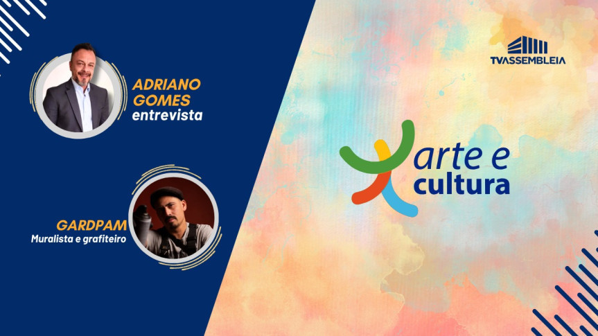 Assembleia Legislativa do Paraná | ALEP | Notícias > TV Assembleia: grafiteiro GardPam relembra trajetória e reflete sobre a arte como terapia e transformação social