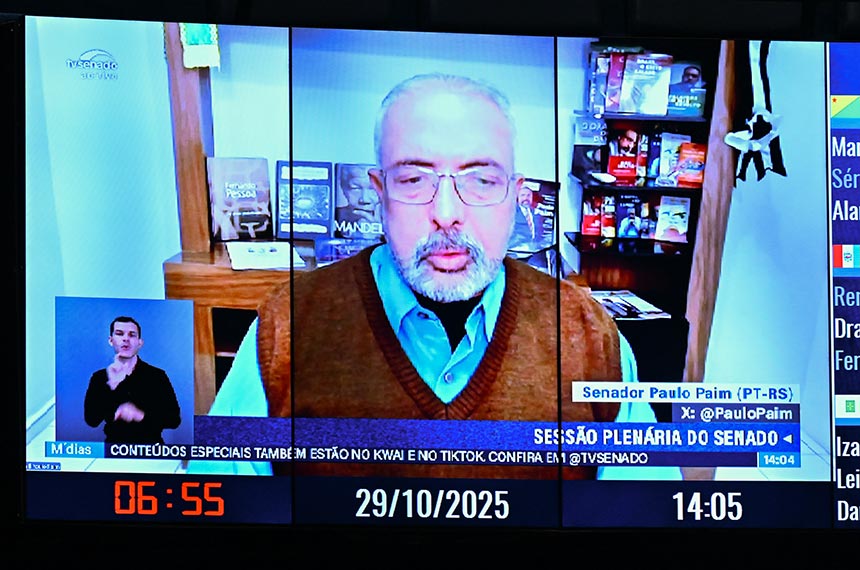 Paim critica violência de ação policial no Rio e defende PEC da Segurança — Senado Notícias