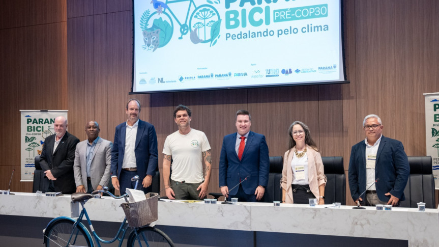 Assembleia Legislativa do Paraná | ALEP | Notícias > Paraná Bici Pré-COP30 defende bicicleta como eixo de planejamento urbano e política de Estado