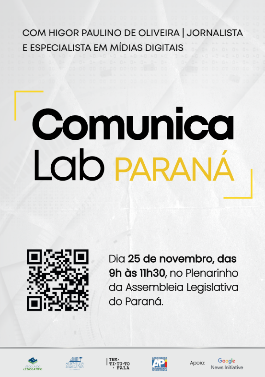Assembleia Legislativa do Paraná | ALEP | Notícias > Assembleia Legislativa recebe ciclo de formação em comunicação com apoio do Google e da FALA