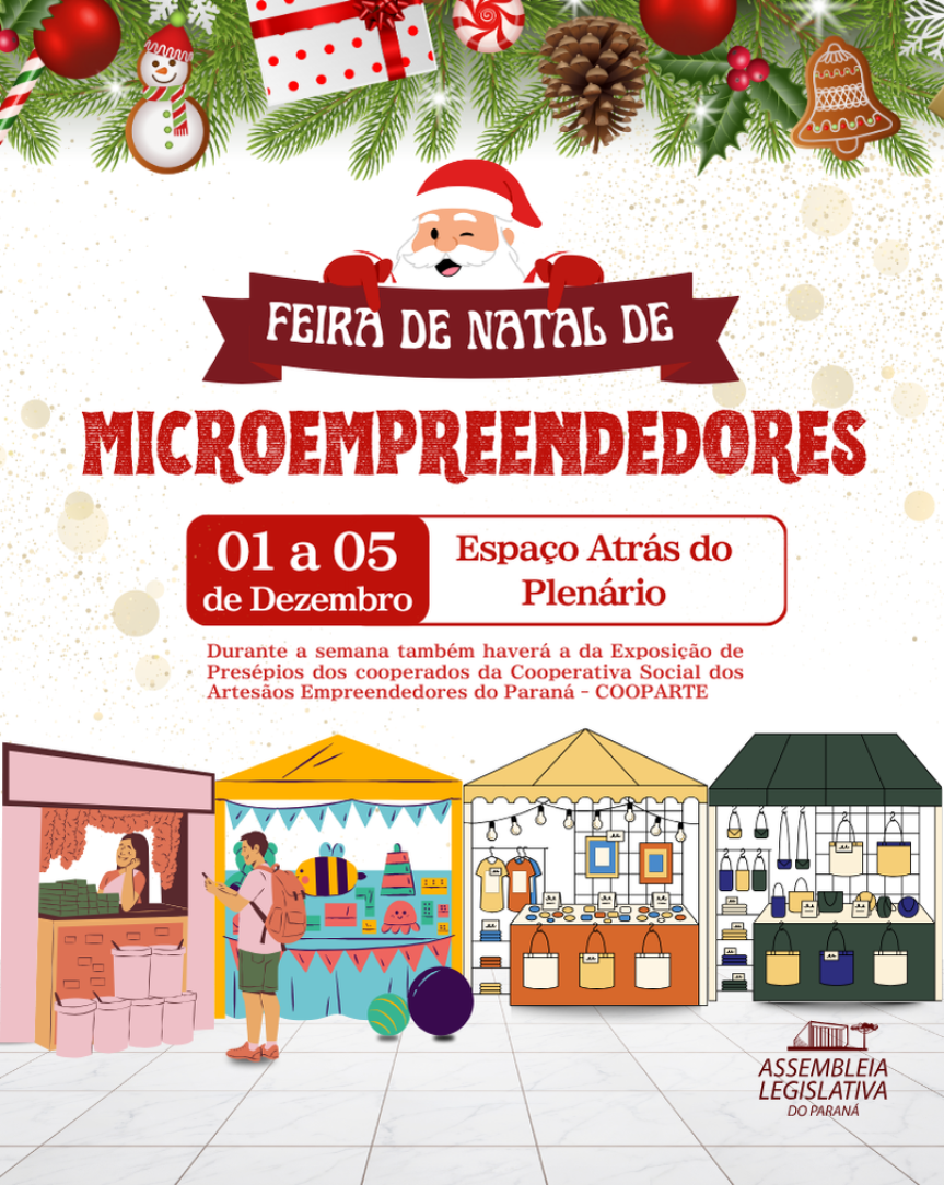 Assembleia Legislativa do Paraná | ALEP | Notícias > Assembleia Legislativa promove eventos especiais de Natal na próxima semana