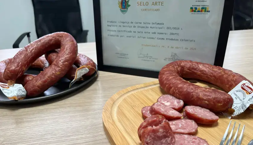 Linguiça pura é o primeiro produto com o Selo Arte, em Prudentópolis | ASN Paraná